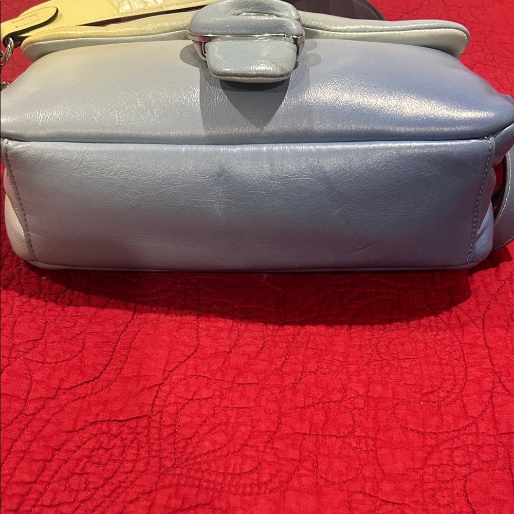 Gradient Leather Shoulder Bag - image 3